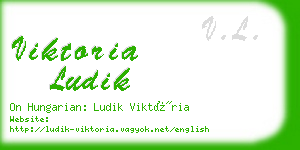 viktoria ludik business card